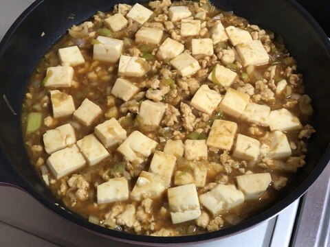 鶏ひき肉で本格派マーボー